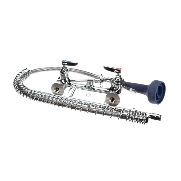(image for) T&S Brass B-0133-B08 EASYINSTALL PRE-RINSE: 8 WALL MOUNT, 1/2
